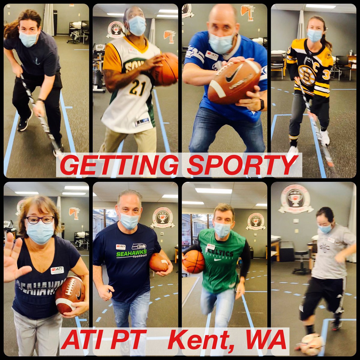 JoshWaltier's tweet photo. It’s Spirit Week #ATIPT our team loves getting sporty! https://t.co/qCBhvDhSUY