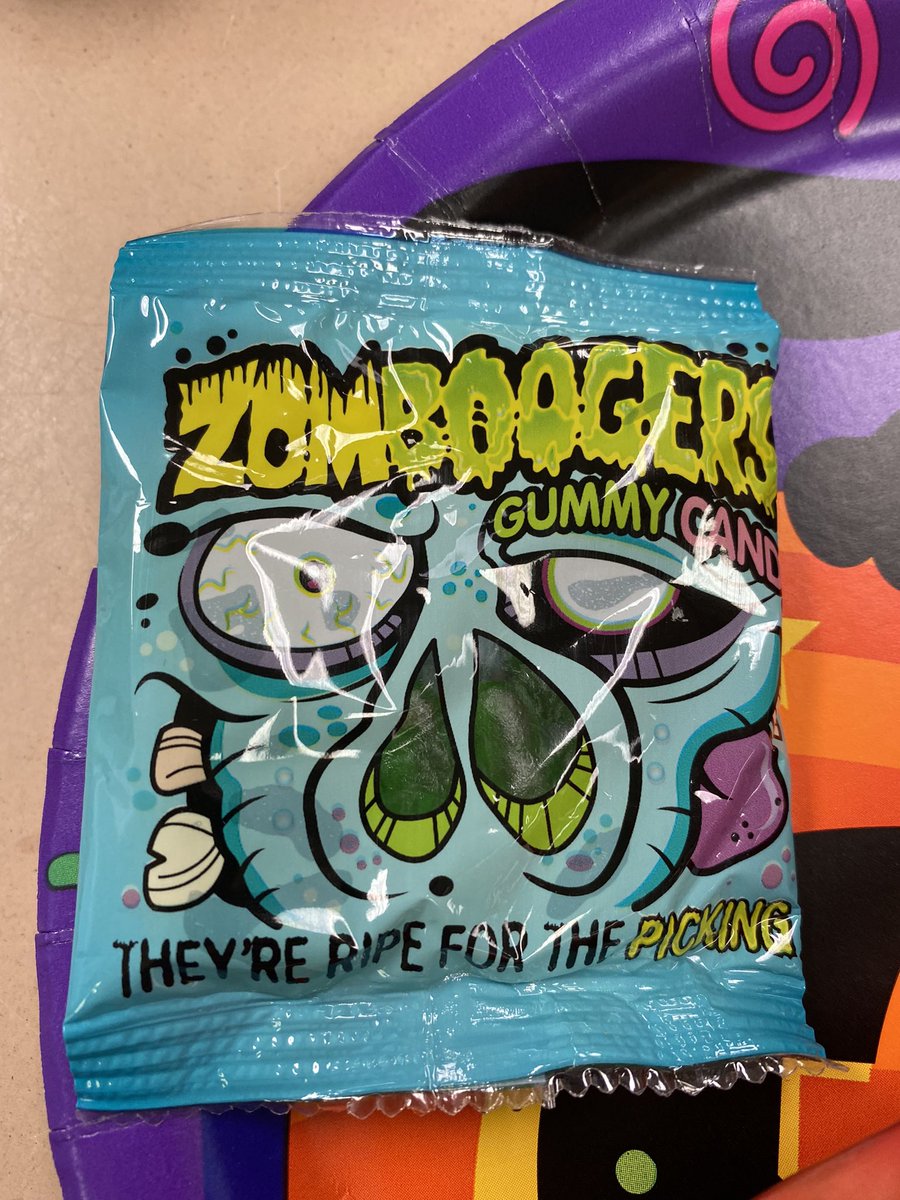 4th grade Halloween…so of course we HAD to have zombie boogers!