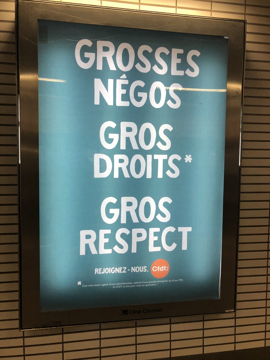 RobertBourrel's tweet photo. #cfdt Excellente la Com dans le métro Toulousain @CFDT https://t.co/KHJlVSXCnc