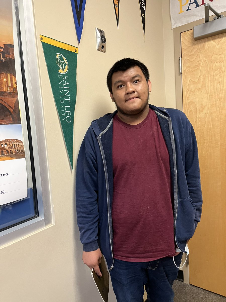 Congratulations to Irvine Perez who was admitted to Saint Leo University!! <a href="/PHS_Principal/">Pasco High School</a> <a href="/SaintLeoUniv/">Saint Leo University</a>