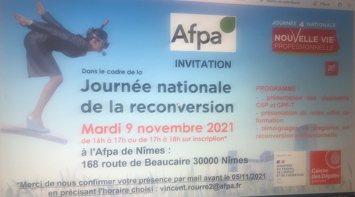 de_Marco_v's tweet photo. Envie de changer de métier ? De démarrer une nouvelle vie professionnelle ? C’est le moment de vous lancer.

Faites le plein d infos ! https://t.co/b1bvMEgFqk