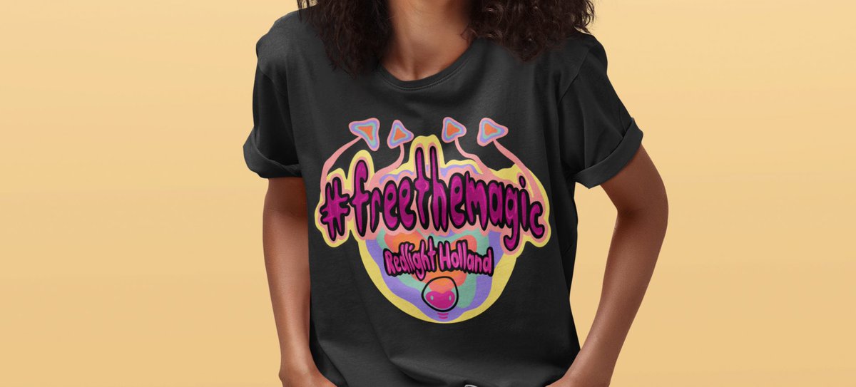 toddmshapiro's tweet photo. New design concepts for merch look incredible. 

This is a movement. We won’t quit pushing this message:

#FreeTheMagic with @redlightholland 

I love this journey we’re on! https://t.co/CHVtAvu7Mj