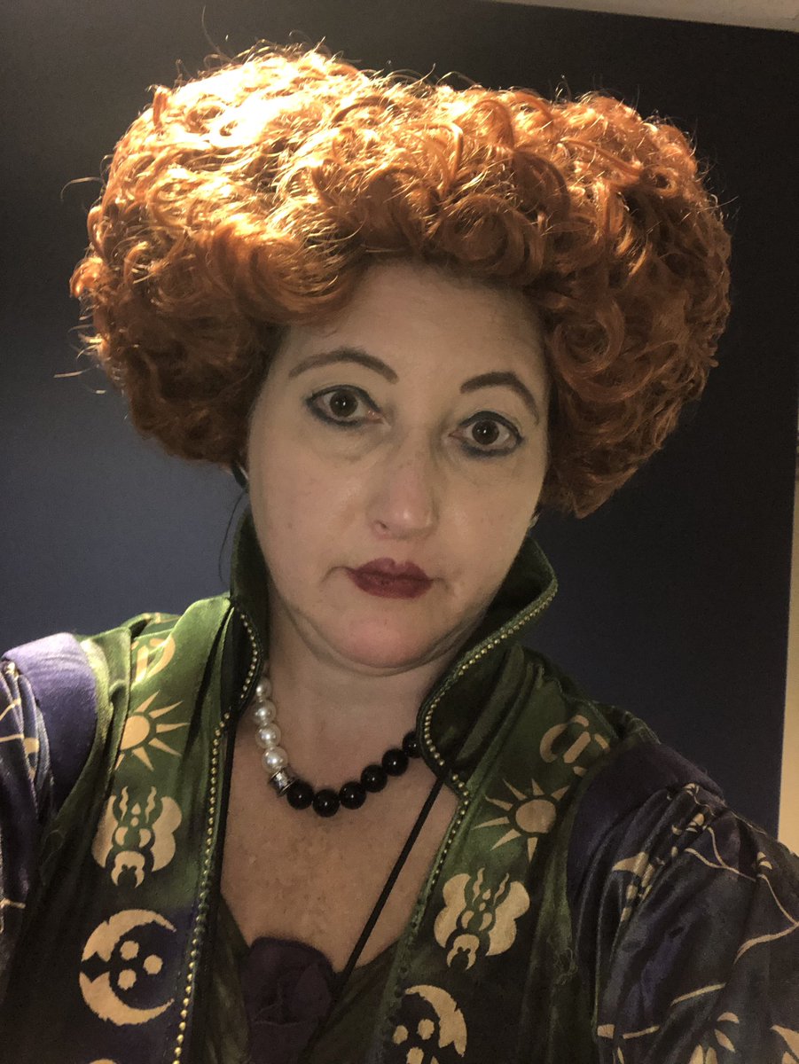 DOConnor880's tweet photo. Can’t wait to participate in the Halloween Parade at Sherman CSD as Winifred Sanderson with our our amazing students! #hocuspocus https://t.co/tcC8f9Haq9
