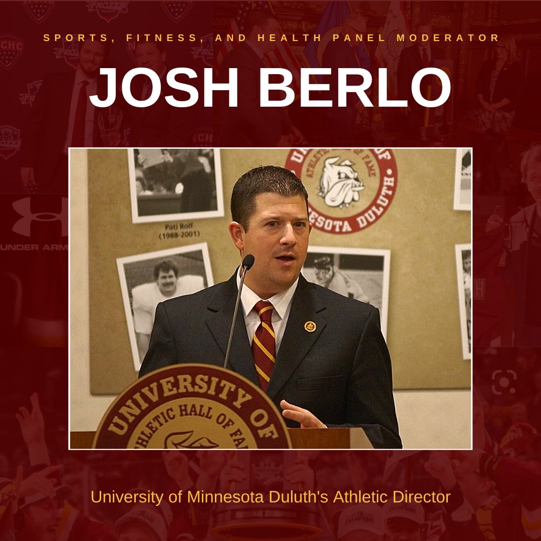 With every great panel, there has to be a great panel moderator. We are proud to announce that Josh Berlo will be our Sports, Fitness, and Health panel moderator!

Josh Berlo is in his seventh season as the University of Minnesota Duluth's director of intercollegiate athletics.