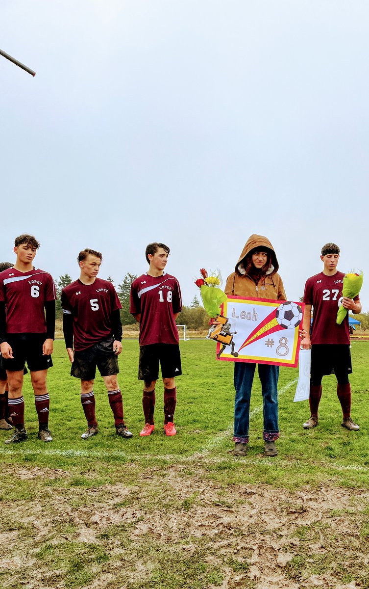 LopezSchool144's tweet photo. Our Lopez Island School soccer team played their final game of the season in a total downpour. Despite the weather, they poured their heart and energy into a fantastic game. We are so grateful for Coach Mycah and honor our senior athletes. https://t.co/oj5Ebr3830