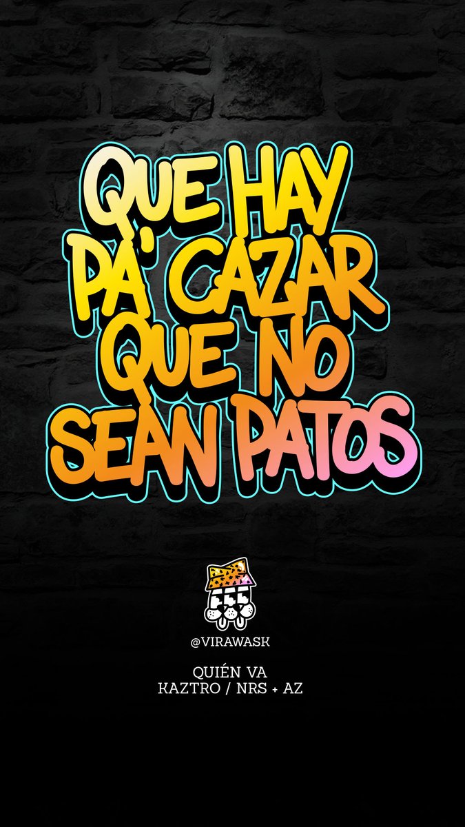 ElRospe's tweet photo. Que quien va, el escuadrón del Boom Bap
los reyes del timbal, se va a armar la murga...
@NoRulesGang  + @AlcolirykoZ https://t.co/EatdaeWSZ0