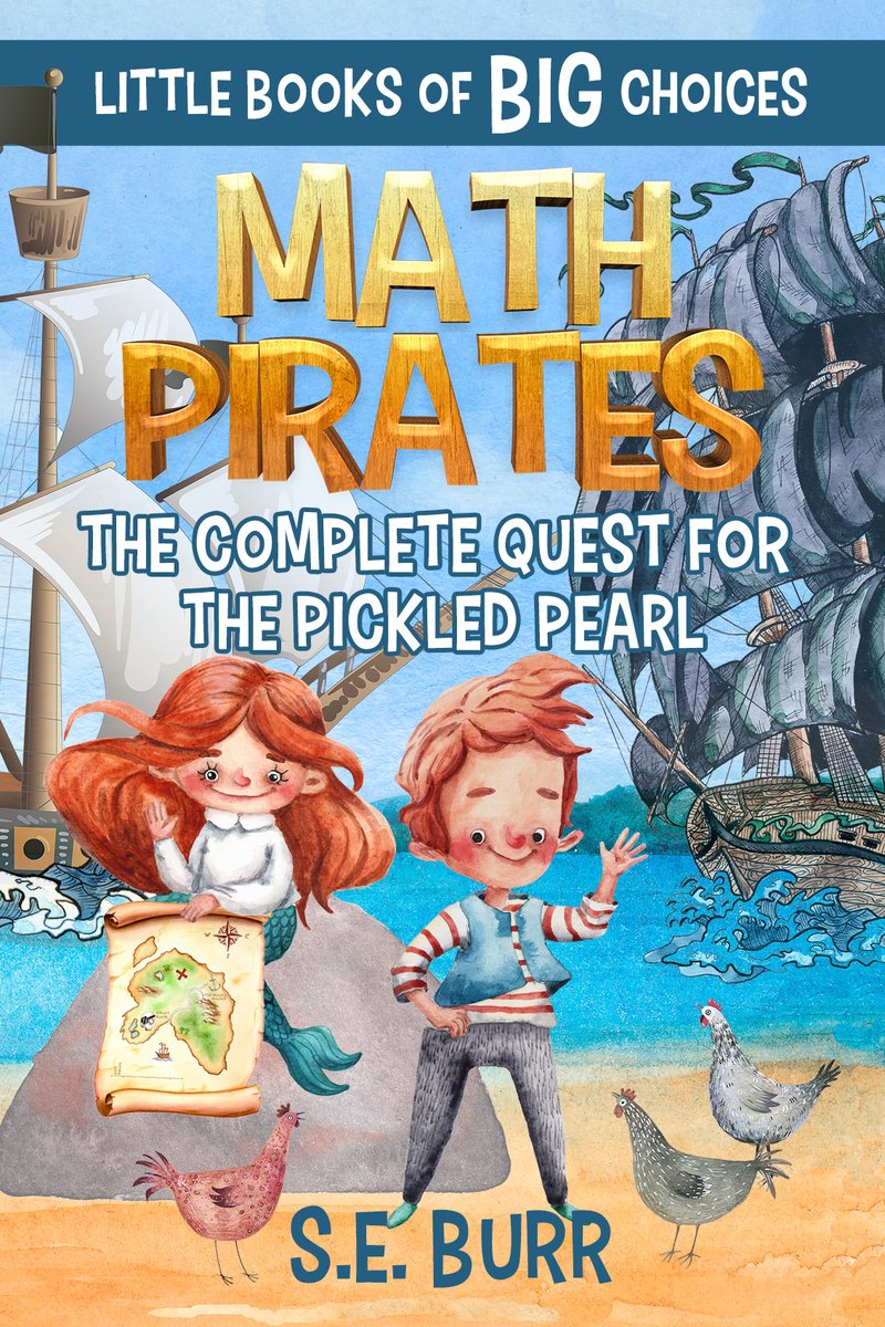 And it is live! Get your paperback of the Complete #Quest for the Pickled Pearl today! It's all five #MathPirates adventures in one book!

mybook.to/MathPiratesCol…