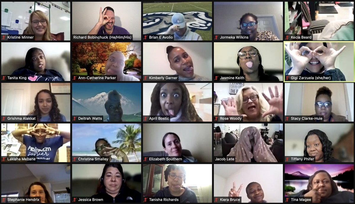 RBobinchuck's tweet photo. What an amazing first day of learning at the #UnboundEdVirtualSummit with the #InstructionalLeaders of @GCSchoolsNC! We examined the impact of #UnconsciousBiases and the #MathShifts. 

#KnowBetterDoBetter #BeTheChange #MathIsFun #CoreAdvocates #Equity #JusticeInTheDetails https://t.co/lb5McFRNlX