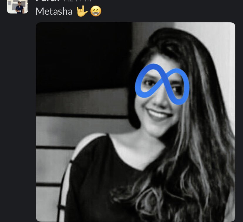 miti2210's tweet photo. @Blackcoffemedia @Social_Samosa @social_ketchup @SDissect @MarketingMind_ @official_iml My name is Mitisha and I am not Metasha! #Metaverse #Meta https://t.co/cKQUa22I0y