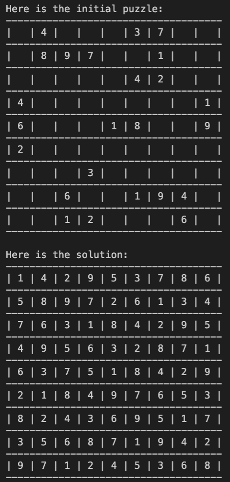 altershlay's tweet image. Esta semana tuve que hacer un Soduko Solver con Recursion en Java. Honestly very cool. #sudokusolver #java :)
