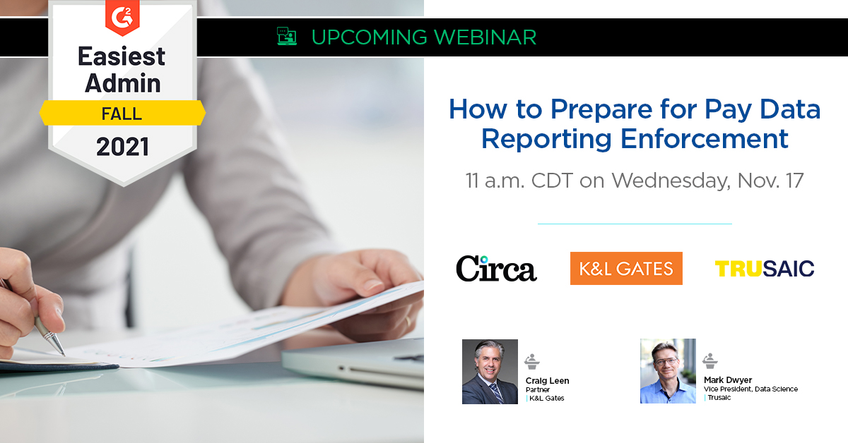circa_works's tweet photo. The demand for employers to assess their #compensation practices has never been greater. Join Craig Leen and Mark Dwyer as they discuss  #paydata reporting requirements and enforcement trends at Circa's free webinar. https://t.co/cSyZpRGslq #OFCCP #HR #EEOC https://t.co/csoD2Hryau