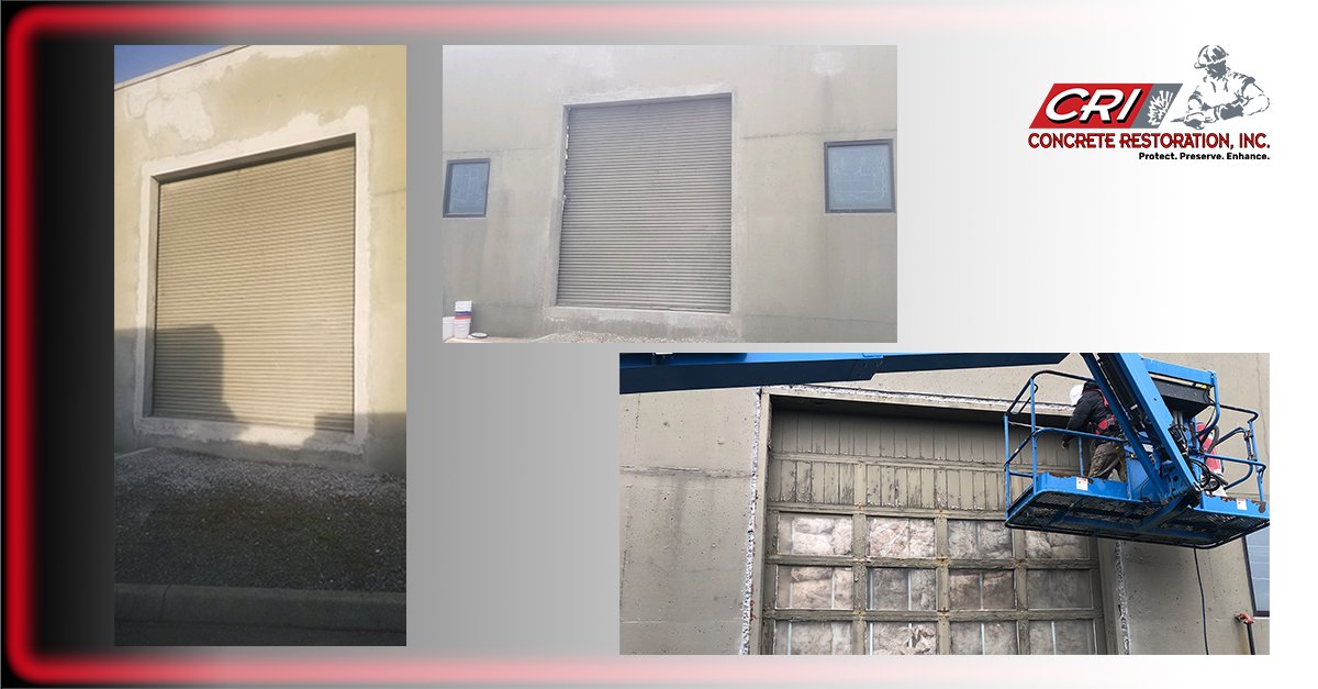 CRISeattle's tweet photo. We prepped this project and did a concrete spall repair to upgrade this warehouse door opening.  
#prep #upgrade #concrete #spall #repair https://t.co/qIyByfAkeZ