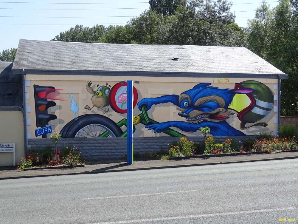 Art_mural's tweet photo. Chasseneuil du Poitou #Vienne Le cycliste fou par #Syrk
En savoir + en suivant ce lien : https://t.co/kzcXKGNDBd https://t.co/aX1vysNNxv
