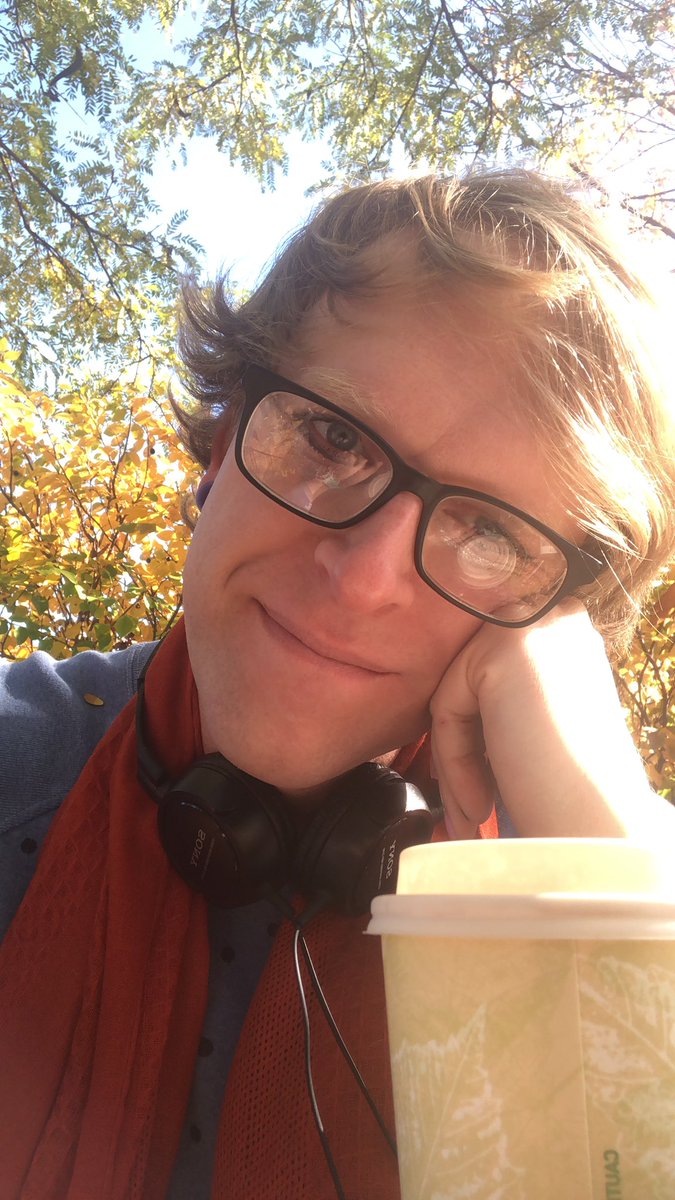 RevJoBear's tweet photo. It’s Fall, cherubs. Yes..that’s a PSL. #pslforlife https://t.co/sXfaFOKjDi