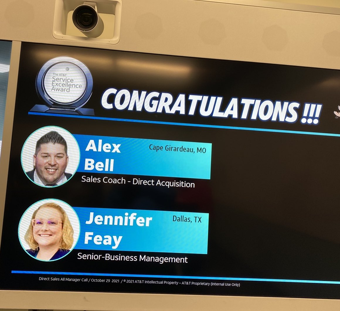 Congratulations to the one and only JFeay!!!!  If you don’t know her, you better ask somebody!   <a href="/FeayJennifer/">Jennifer.Feay</a> is one of the hardest working people at <a href="/ATT/">AT&T</a>! It’s an honor to work with you!  <a href="/JarinnaB/">Jarinna</a> <a href="/thedoscarver/">Scott Carver</a>