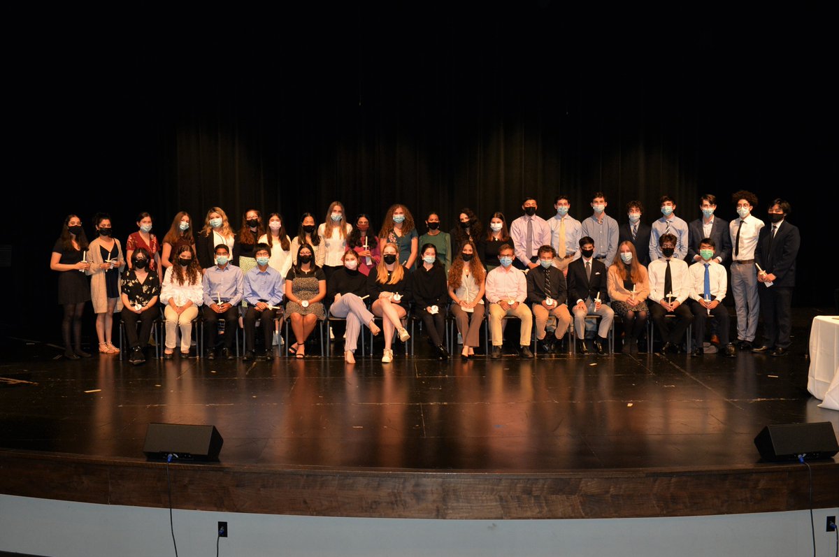 BeachwoodBison's tweet photo. The National Honor Society is a national organization for the recognition of students with outstanding accomplishments in the areas of scholarship, leadership, service, &amp; character. Each fall, we have our formal ceremony. Congratulations to the newest members of NHS! #BisonStrong https://t.co/rNtmyyysF1
