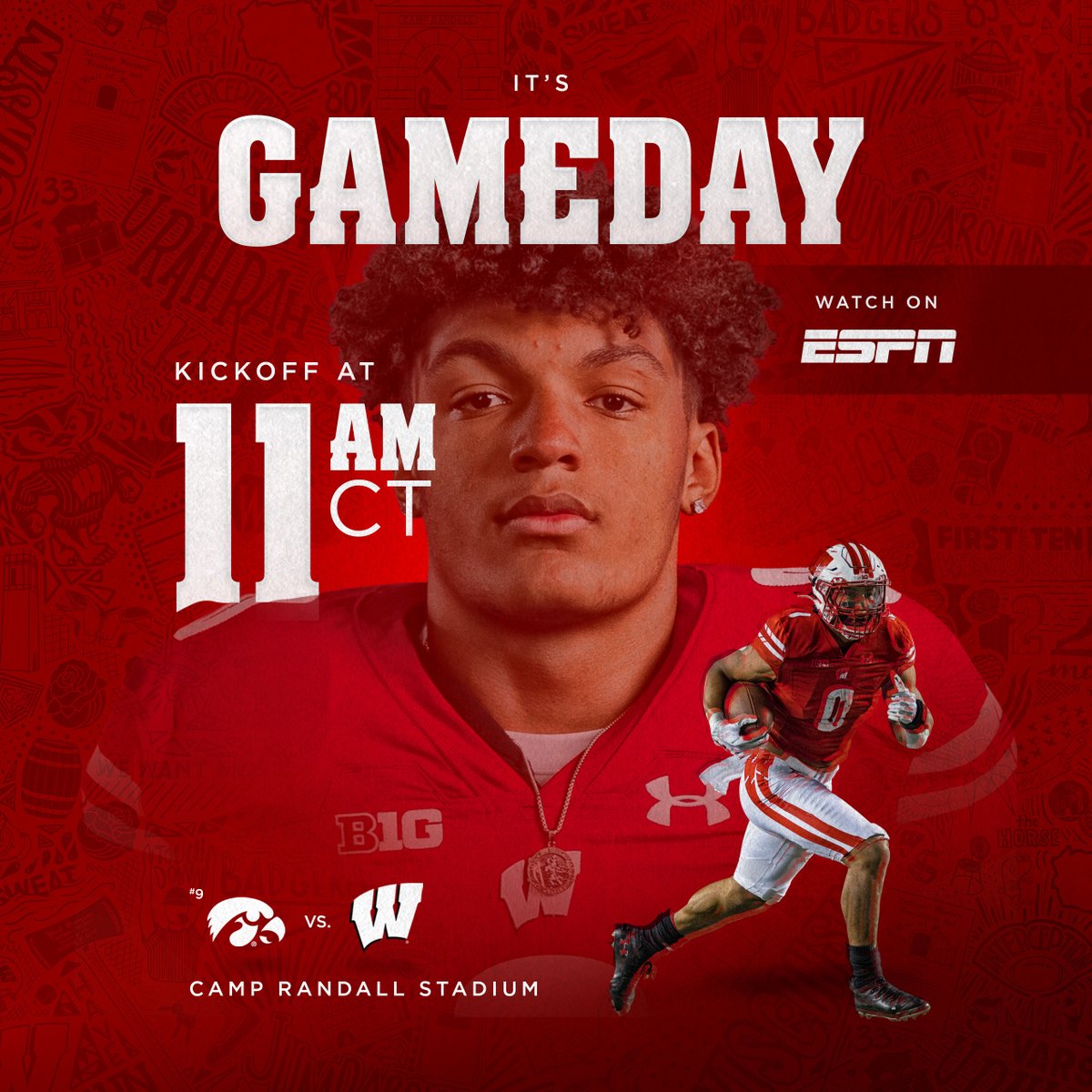BadgerFootball's tweet photo. Happy Homecoming, Badgers! https://t.co/tRDeMyNsHw