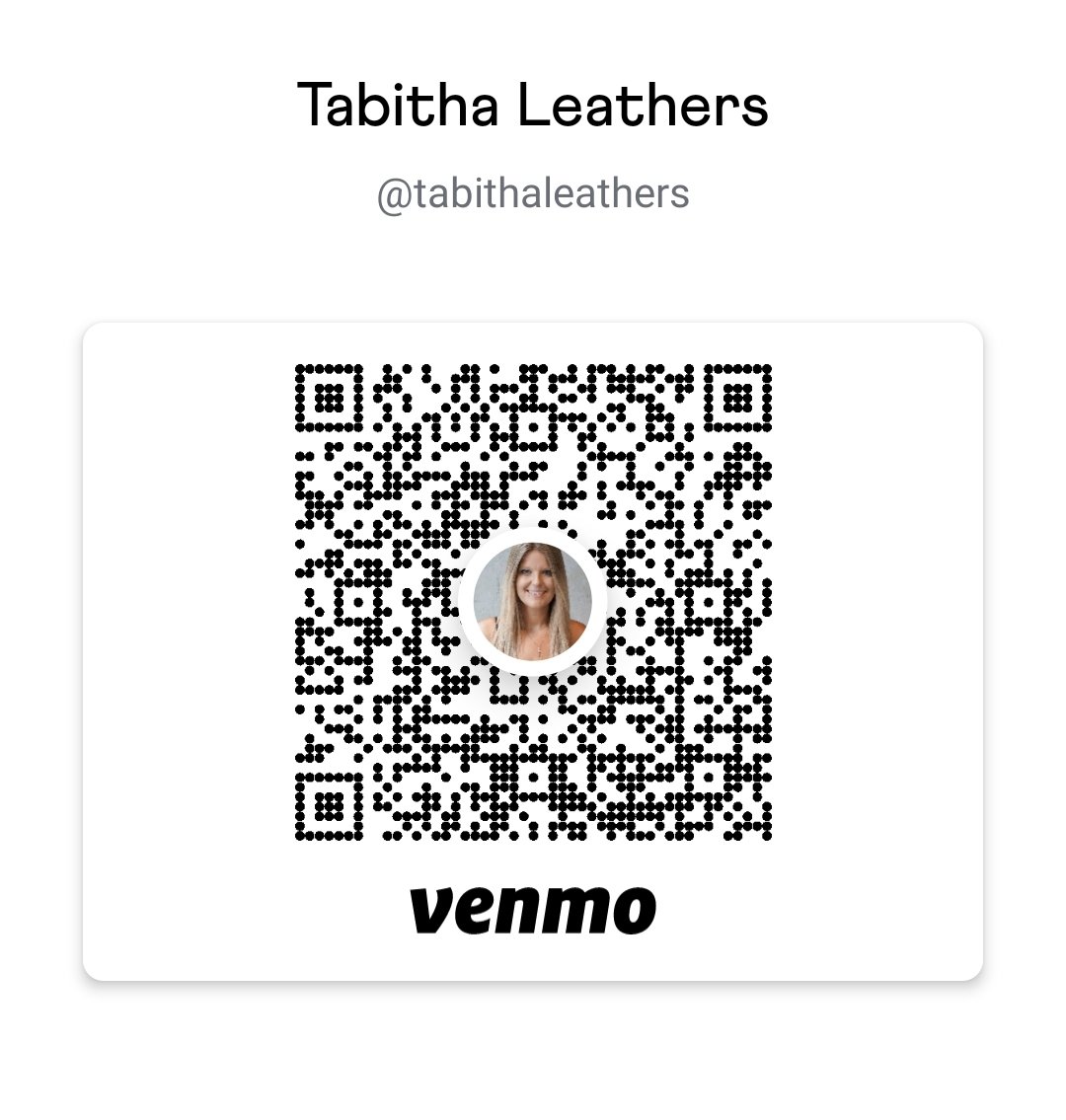 TabithaLeathers's tweet photo. @Venmo https://t.co/pdcjLkUe6a