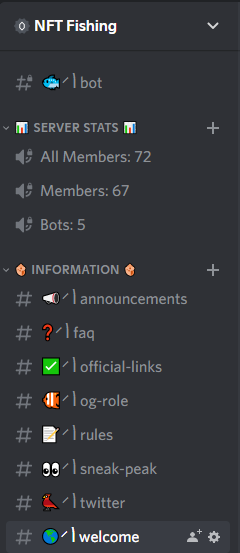 NFT_Fishing's tweet photo. We are getting close to our 100 member cap for the OG role! The OG role will allow members to beta test fishing, staking and more!
https://t.co/xbwhfpLyFg

#NFT #playtoearn #nftfishing https://t.co/4vZFJLKYbN