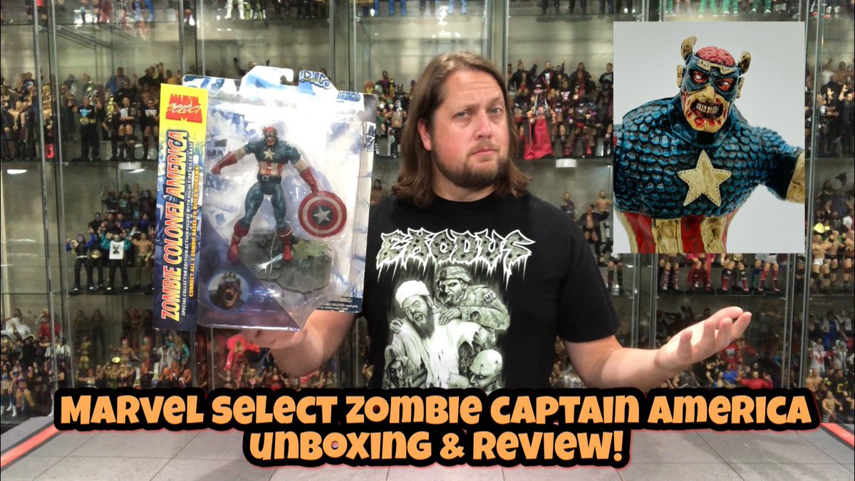 Marvel Select Zombies Captain America Unboxing & Review! youtu.be/dvRLYTV1Oqk #captainamerica #diamondselect #marvel #marvelselect #marvelzombies #zombie #zombiecaptainamerica #zombiemarvel #zombies #marvelszombies #marvellegends #mcu #toy #toys #toyreview #actionfigurereview