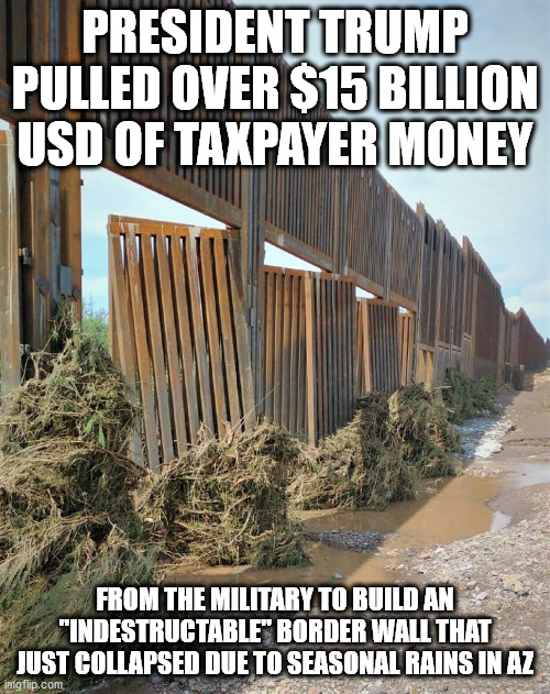 suekrek's tweet photo. @MichaelBerrySho @DonaldJTrumpJr What kind of retribution would you want if your kids were yanked out of your arms and your families lives affected forever? TFG and the GQP allowed this and are the ones responsible. The money they stole for the #VanityWall should be paid back by the GQP to cover this.
#LockHimUp https://t.co/swrY1gtUtH
