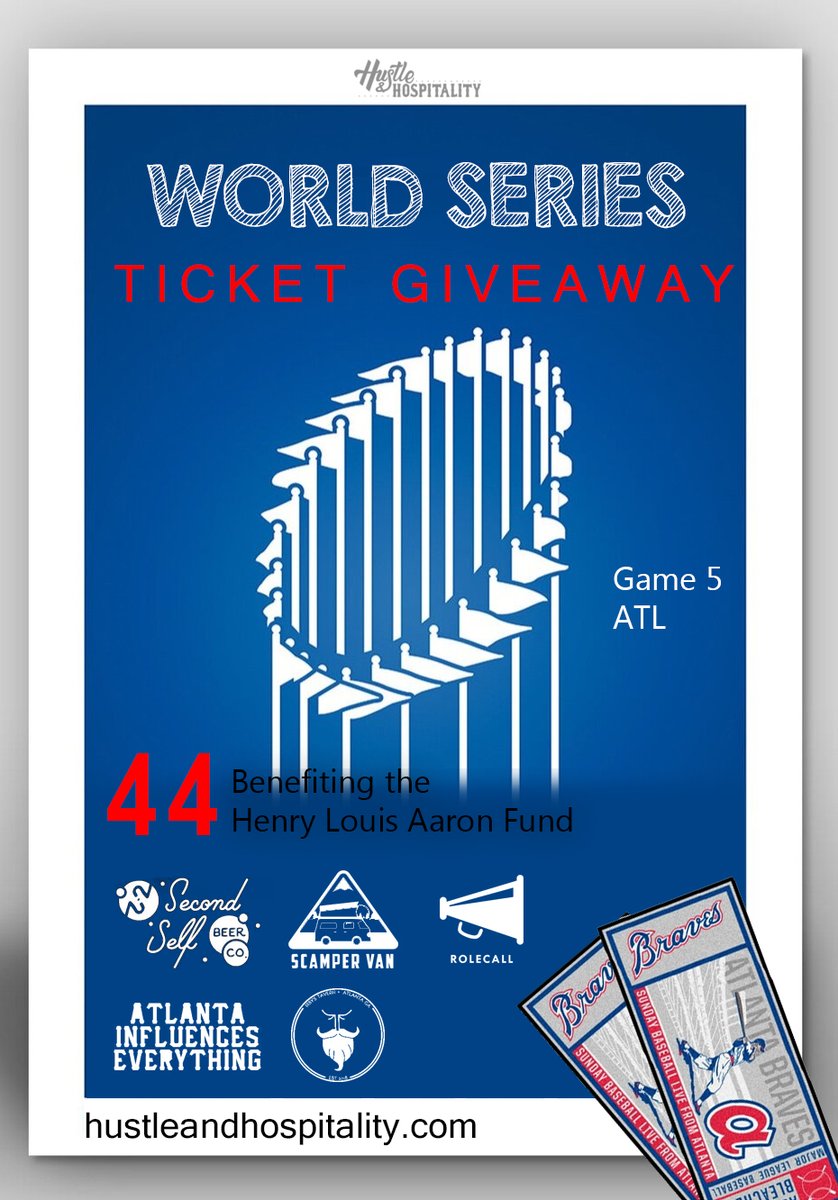 arball's tweet photo. Giveaway is LIVE! Win 2 tix to Sunday's Game 5 #braves #astros #worldseries or a prize pack from one of our terrific partners by donating $10! Ends Sunday at 11:45a
Full Details:
https://t.co/VI4PkUrhzU https://t.co/KXw2zWW6q3