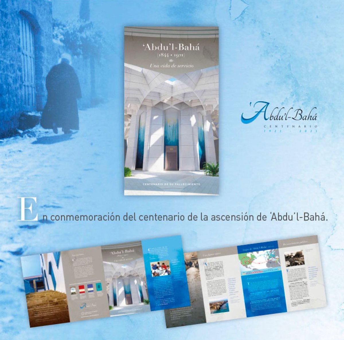 editorialbahai's tweet photo. Con con gran alegría os compartimos esta novedad: ¡Ya están disponibles los folletos para la conmemoración del centenario de ‘Abdu’l-Bahá! https://t.co/odKXmmNNwx