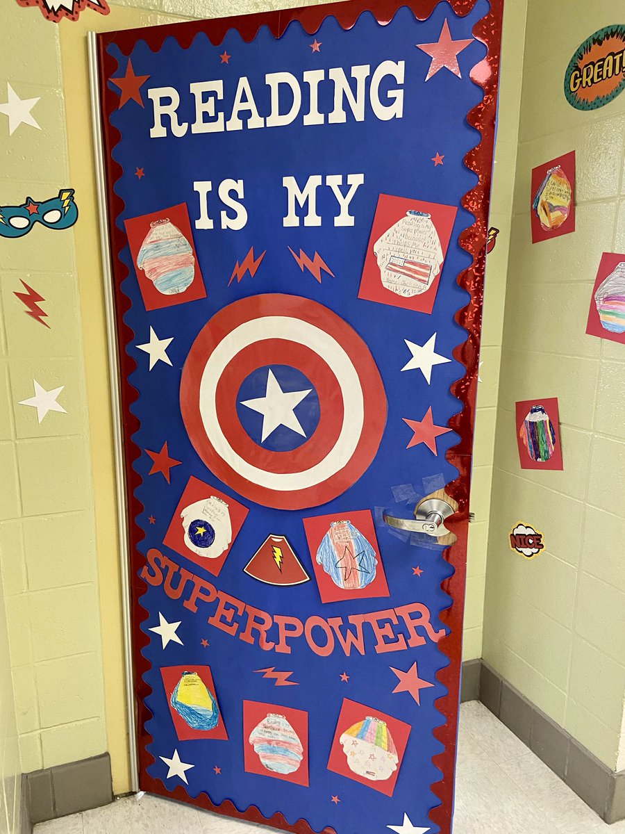 StElmoElem's tweet photo. We’re celebrating the power of reading with door decorations and book character costumes! https://t.co/upLb83Ka1W