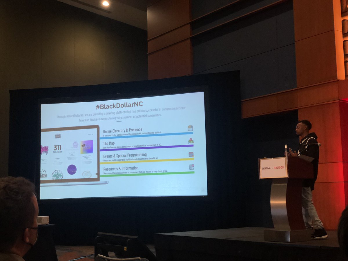 “This is my fourth business… and I think you need some measure of ‘failure’ before you succeed.” -Johnny Hackett, CEO of the game changing Black Dollar NC speaking #truth at the #irsummit2021 👏