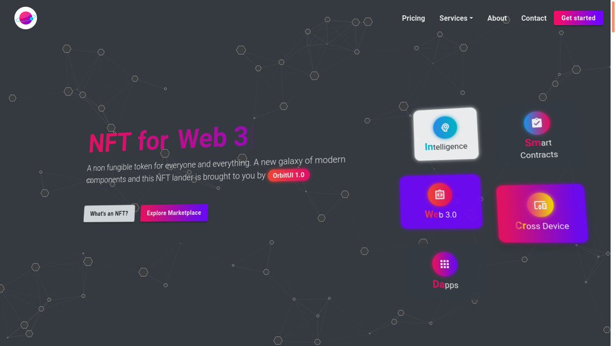 aiorun's tweet photo. #NFT, #Web3 lander built on OrbitUI
Shipping soon with #OrbitUI
Know more: https://t.co/sfIqVcMaEB https://t.co/YW0Kb0EWgd