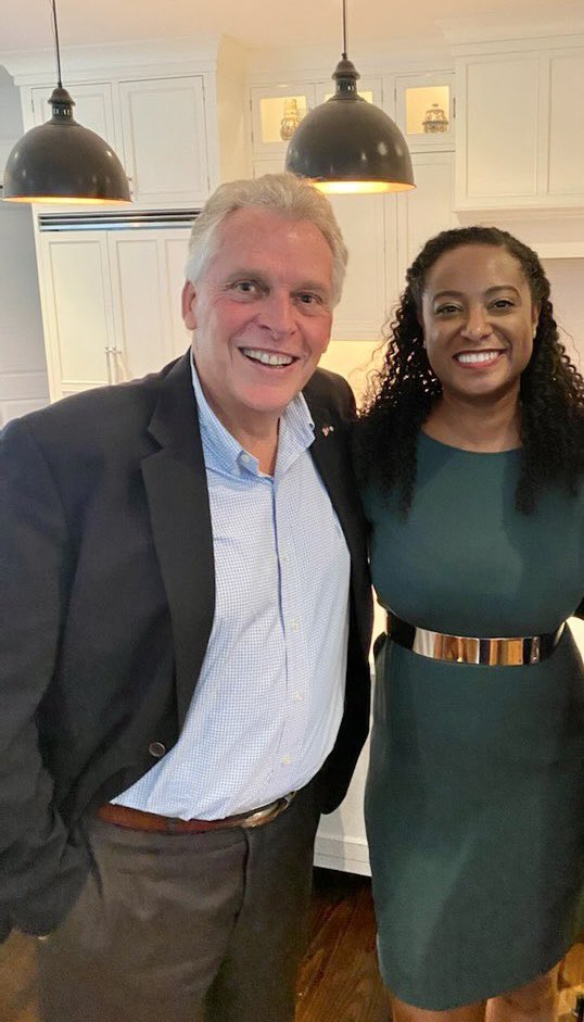 JCarrollFoy's tweet photo. Everything is at stake. We must elect @TerryMcAuliffe @HalaAyala and @AGMarkHerring and Blue down the ballot. We're all on one team, and we need to secure this win. Go VOTE! https://t.co/KolwVhvMJH