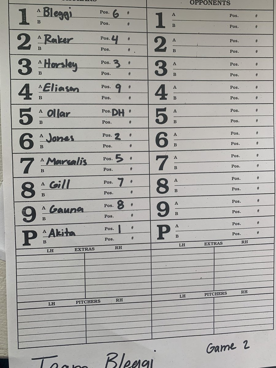 TVCC_Baseball's tweet photo. Chukar World Series Game 2 starting lineups. #TeamDeal #TeamBleggi https://t.co/PlW0H19ZKY