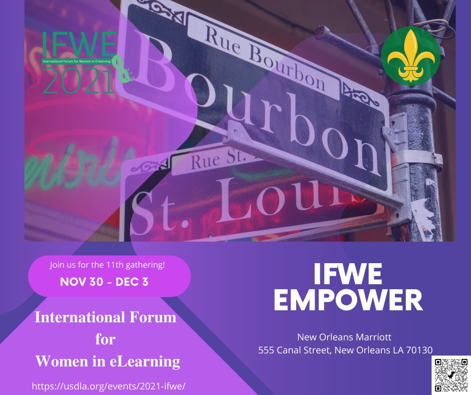 Theologiczero's tweet image. Come Join Us at the End of November! @USDLA #ifweconference2021 #ifweempower