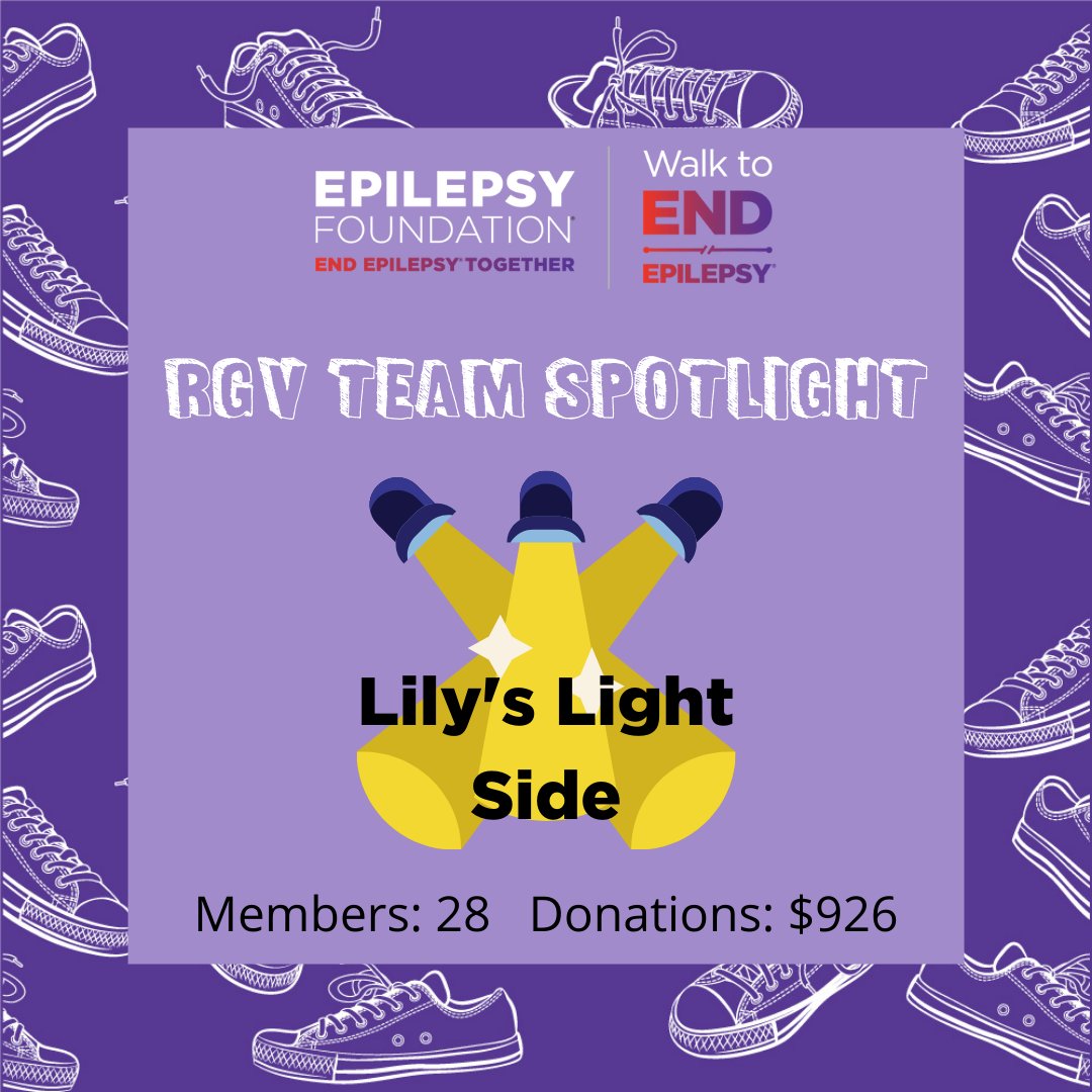 EFCST's tweet photo. Shout out to Team Lily's Light Side! They are top donor as of now for the Walk to END EPILEPSY- RGV! A little friendly competition never hurt anyone... think you can beat out Lily's Light Side for top donor? Register and donate now at https://t.co/paicbvBTBJ
#W2EE #W2EE2021 https://t.co/6499wIXzM7