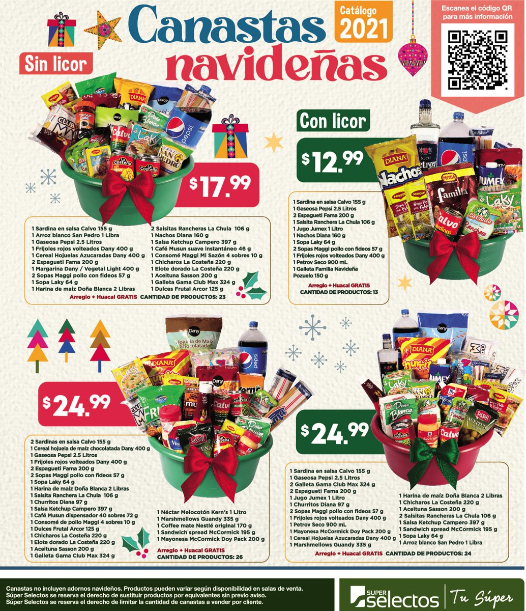 superselectos's tweet photo. Más #SuperAhorro para disfrutar en tus productos preferidos🙌🏻. Encuentra tus canastas navideñas en #TuSúper más cercano, buscalas también en https://t.co/q4o2xwjeME y Súper Selectos App😀😋🤩📲 https://t.co/fJM4OwsfXe