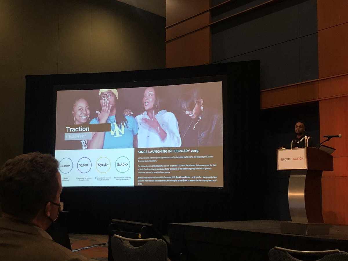 “Since opening in December, Black Friday Market has generated $315k for owners through the storefront.” -Johnny Hackett, CEO Black Dollar NC 👏🤯🎉 #irsummit2021 #raleigh #nc