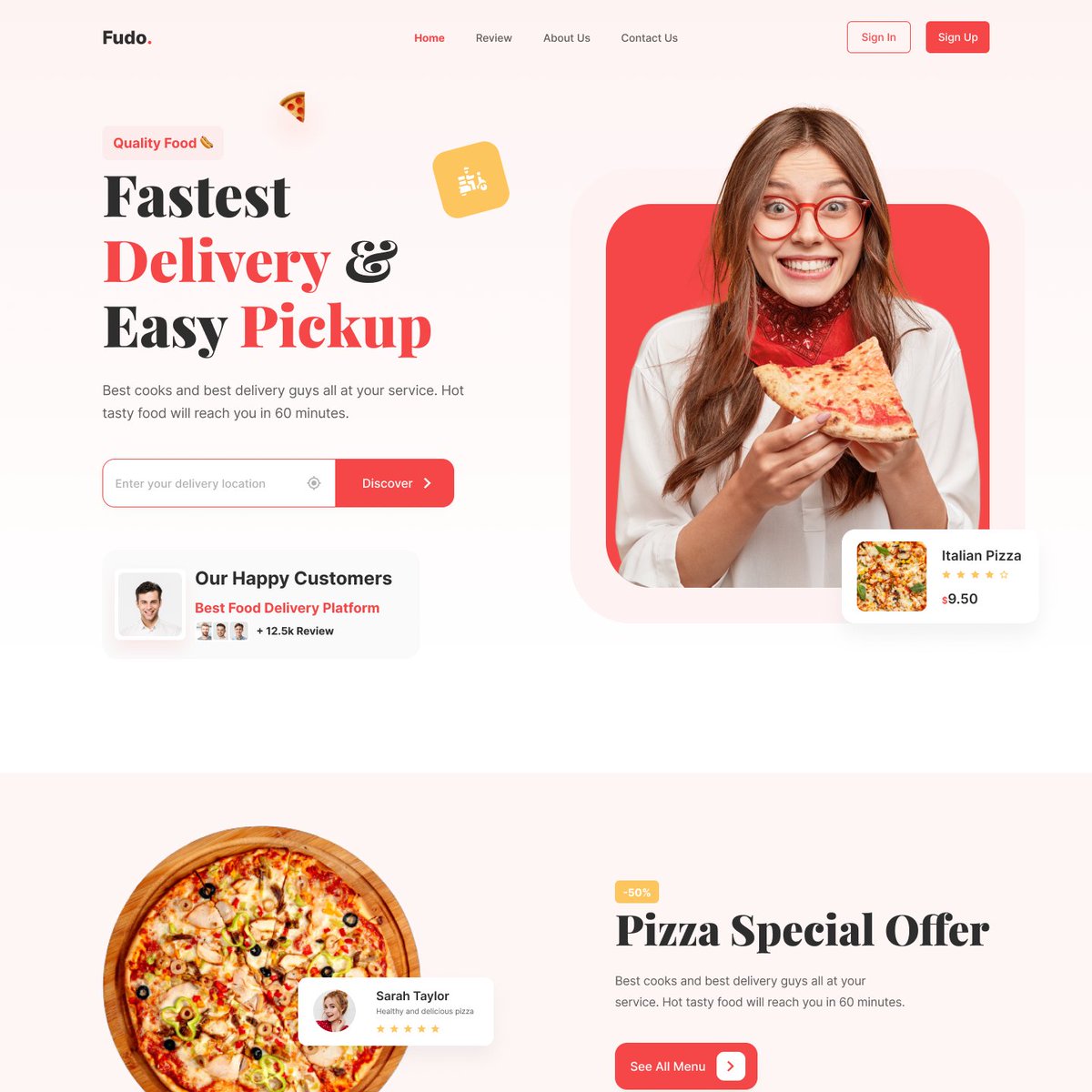 UiInside's tweet photo. Awesome Online Food Delivery Landing Page
Download:https://t.co/l0X9u8Yzjv

Lifetime Access only 99$ for 15000+ Design Resources. 
📌USE: Code " kib-10 " for 10% off Extra #discount 

 #uiux #uiuxdesign #fooddelivery  #landingpage #webtemplate #CashAppTreats  #uihutcouponcode https://t.co/Uz9EcMvNf0