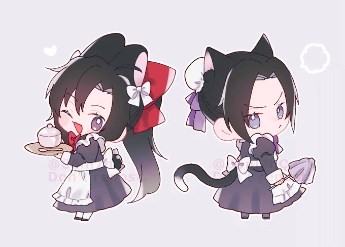 🐰けもみみメイド🐱
※女装双傑 