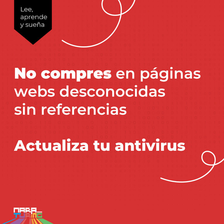 MaraTuring's tweet photo. 〰️ ¿Sabías que #Halloween es una de las fiestas donde más fraudes cibernéticos se sufren?
Atención a estos consejos y ¡a disfrutar de la fiesta sin temor a los crackers!
#MaraTuring #ProgramaoSéProgramado #hacking #crackers https://t.co/Vh9wtzbew8