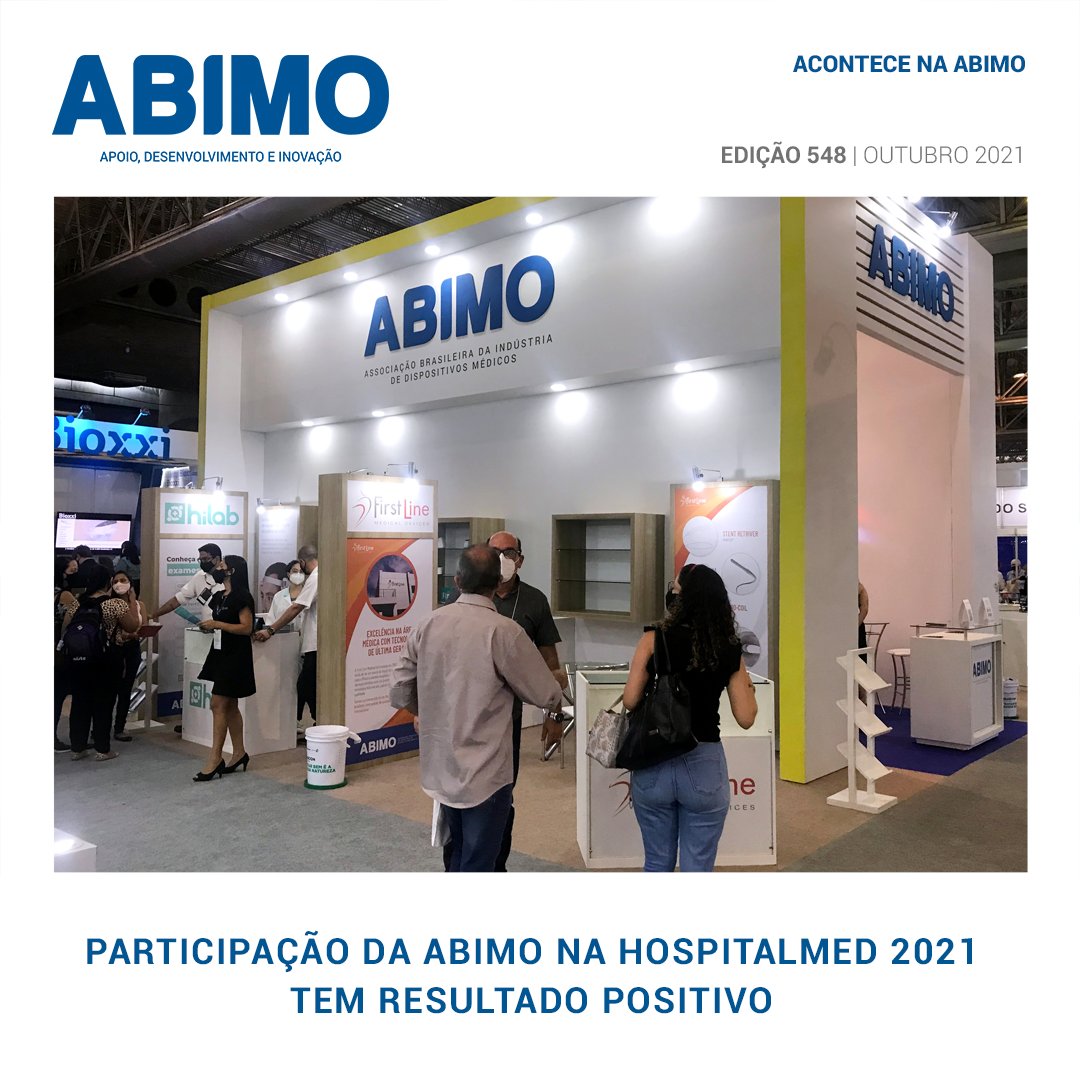 abimobr's tweet photo. Os resultados do pavilhão da #ABIMO na HospitalMed foram positivos para as associadas participantes, com mais de 260 contratos fechados e 223 mil reais em negócios. Assim como essa oportunidade, muitas outras podem ser conhecidas e acessadas por meio das nossas plataformas. https://t.co/YChDxDPaZg