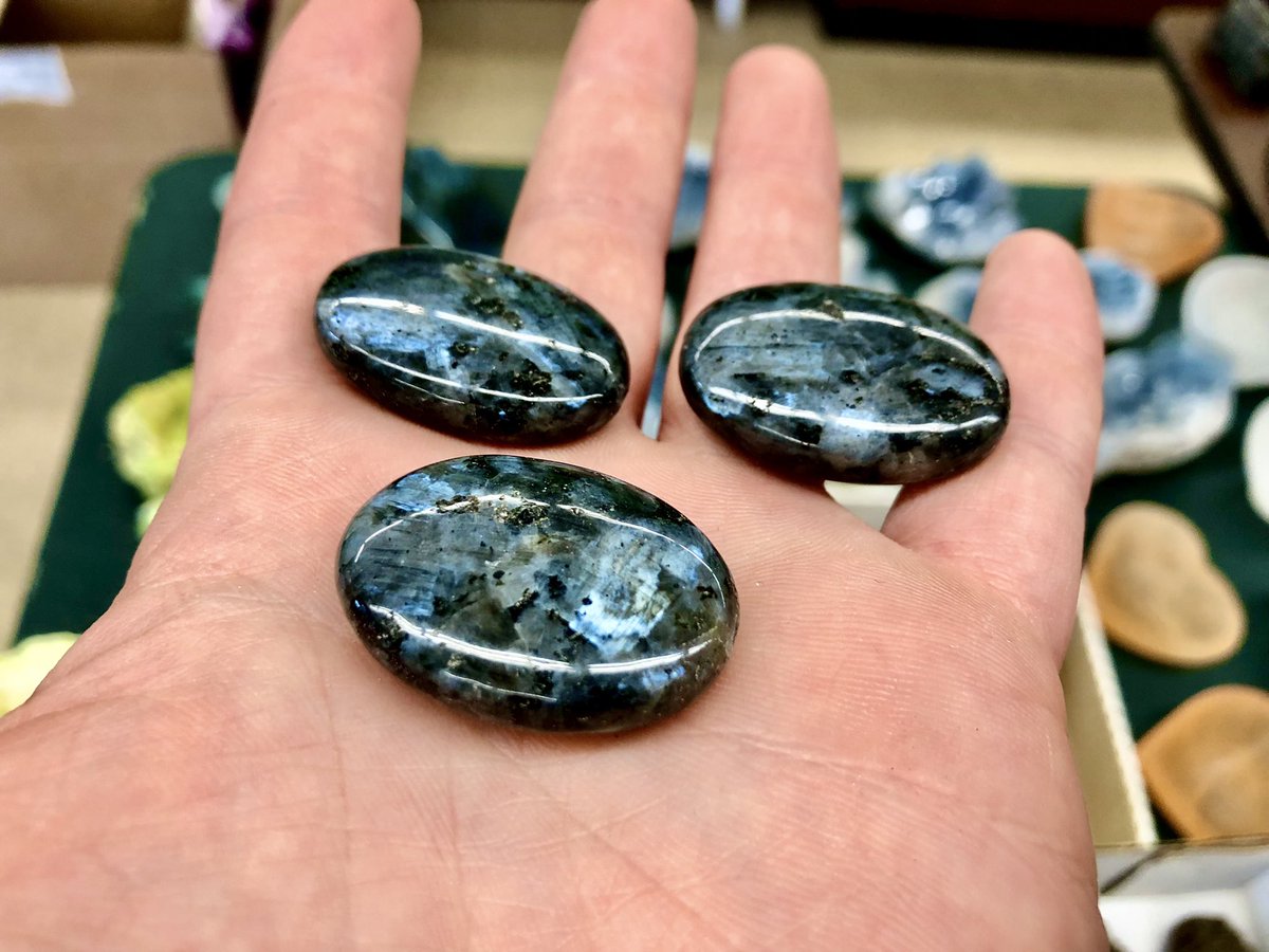 wisdom_ages's tweet photo. 1/2 #Larvikite! An amazing #stone that we have not been able to get our hands on in over 10 years, now available! From the town of #Larvik, #Norway this remarkable stone has beautiful flashes of #color and a wonderfully #healing #energy. https://t.co/wrB3AO93s4