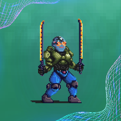 classicalism's tweet photo. The day has finally here!!

Look what I got when I revealed my @arcadiansNFT avatar.

#937 An angry Orc with double CyberPunk Katanas!!
Pretty cool, isn't it?
#ArcadiansAssemble
#ArcadiansReveal

Want some avatar? take a look at:
https://t.co/dWDUWDYzKq https://t.co/yiFqyknV0h