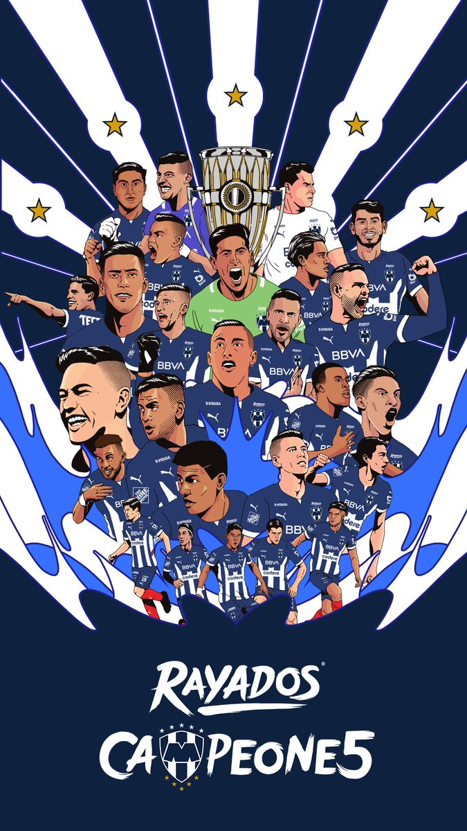 🌟| ¡𝐅𝐨𝐧𝐝𝐨 𝐝𝐞 𝐩𝐚𝐧𝐭𝐚𝐥𝐥𝐚 #RAYADOSCAMPEONE5! 🤳Aquí les dejamos su nuevo protector de Pantalla.

¡Mándanos tu captura de pantalla! ✋🏻😉🔵⚪

#ArribaElMonterrey