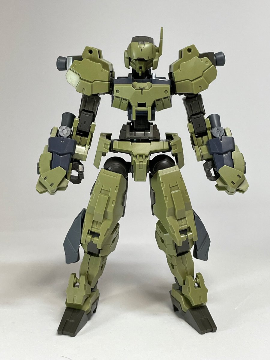 gooddenice's tweet photo. ラビオットの緑色が手に入ったので昔作った「アルト・シュラーゲン」を改修。 ラビオットのお陰でいい感じの体型になりました。#30MM https://t.co/dJGUhLSPiw
