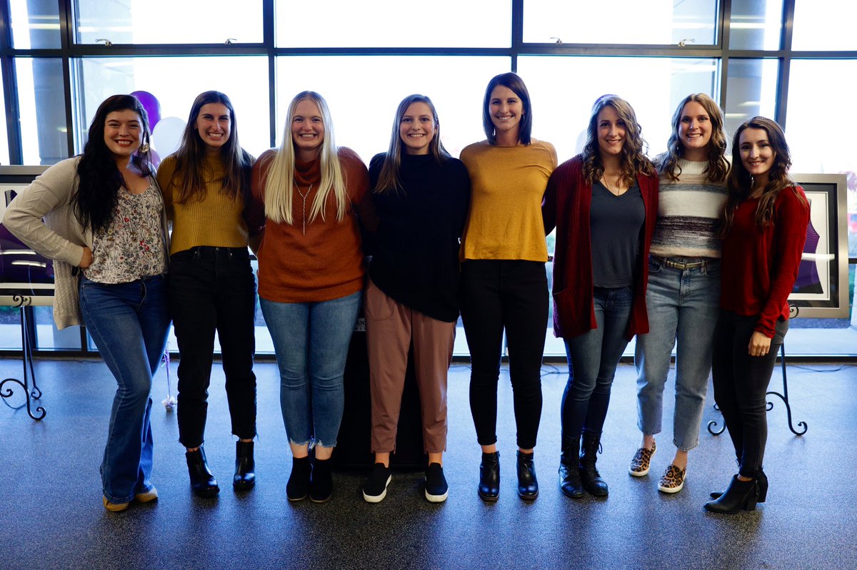 KStateROW's tweet photo. Tonight we celebrated the historic Class of 2020! Bringing together some unforgettable RowCats &amp; RowFam!  Rowing Bonds never break. 💜 https://t.co/RUtejiZbvf