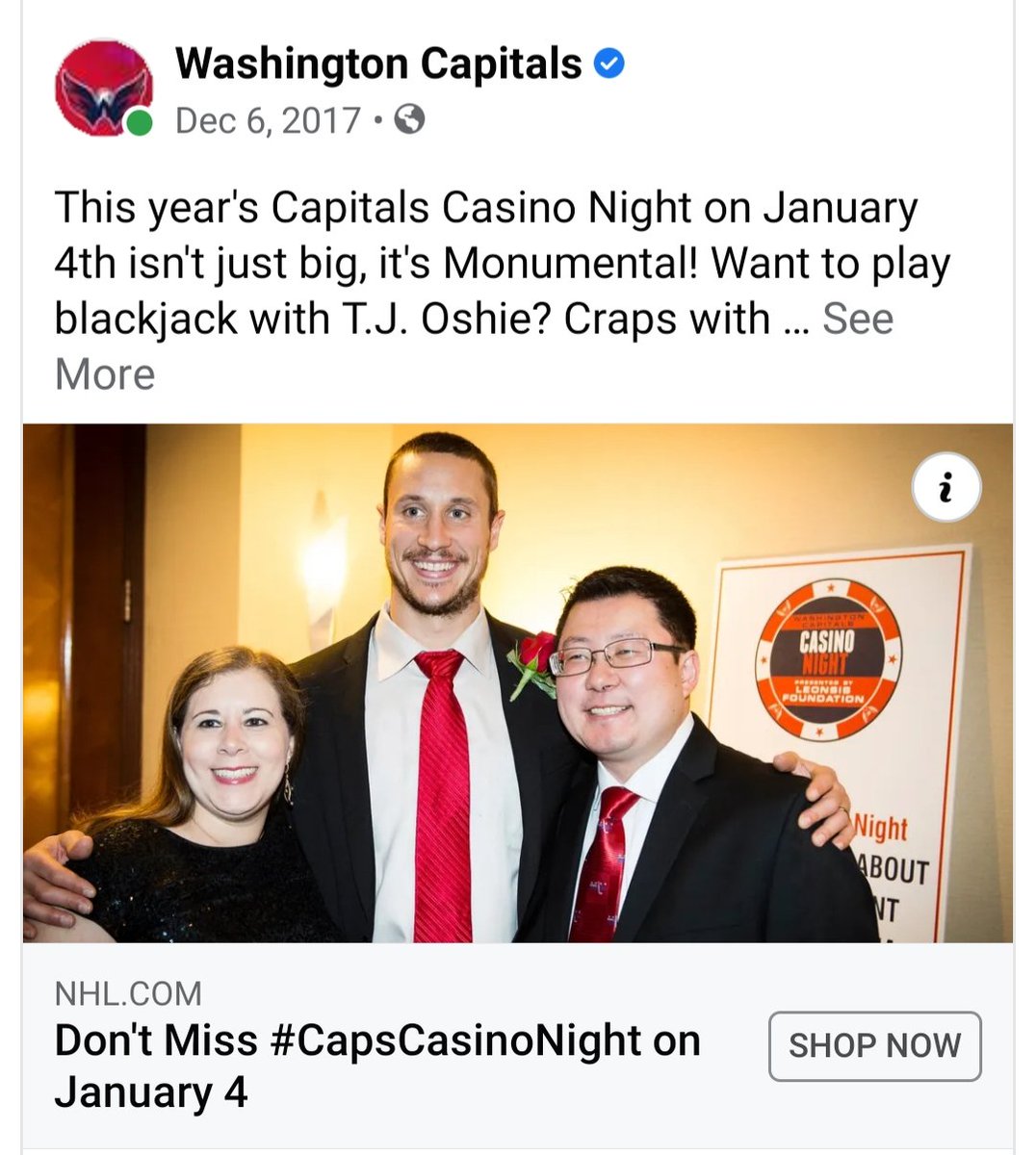 JustCapsTweets's tweet photo. Welcome back to DC, #StanleyCup Champion Jay Beagle! I will never forget taking this pic with you at Caps Casino Night. I remarked on how tall you were, and you said, "Nah, it's fake. I'm wearing heels." 🤣🤣🤣 #Beags #ALLCAPS #CapsYotes https://t.co/HFpkLbxSYy