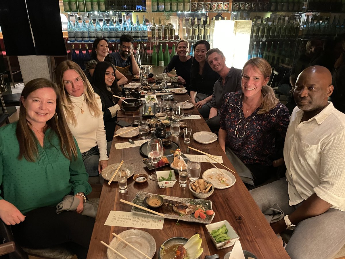 Lovely to host GV's design exec dinner and share stories amongst old (and new!) friends. It's been too long since I've seen these beautiful smiles. #gvdesigndinner