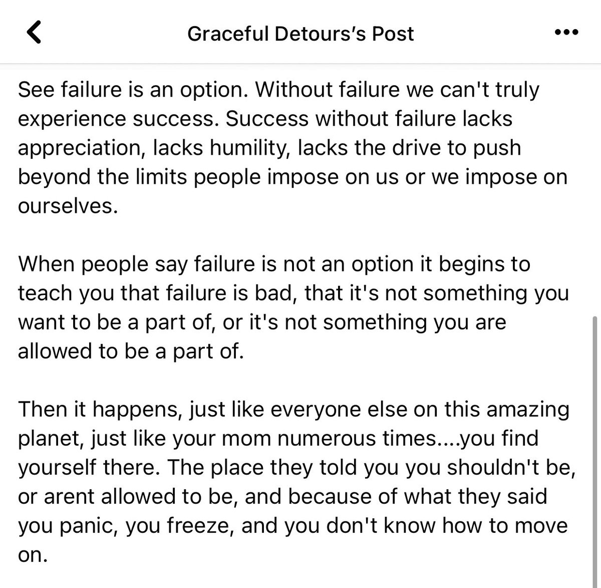 allysonschwab's tweet photo. “Struggle is a part of life, and a good part at that. Struggle is the stronghold between mercy and grace- not receiving something we deserve and not deserving something we receive.”
No better time to repost them than the beginning of wrestling season. 👊🏼 #failure #struggleisgood https://t.co/TTit5oMeIP