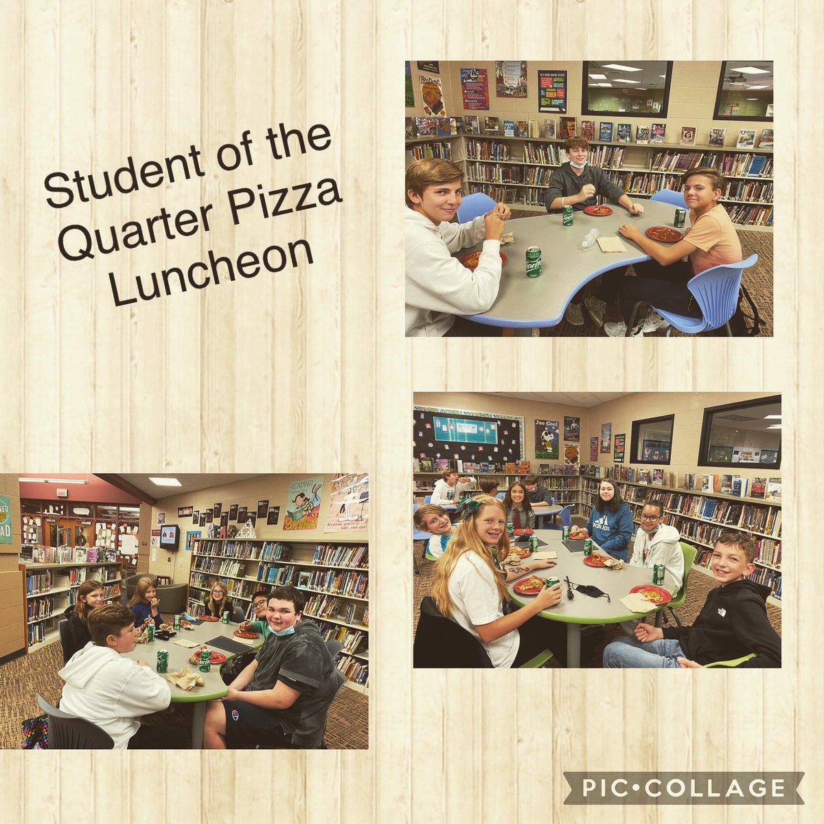 CWMS_office's tweet image. Congratulations to our Students of the Quarter and their friends they selected to join them for a pizza luncheon. #CWay #cwmschangemakers