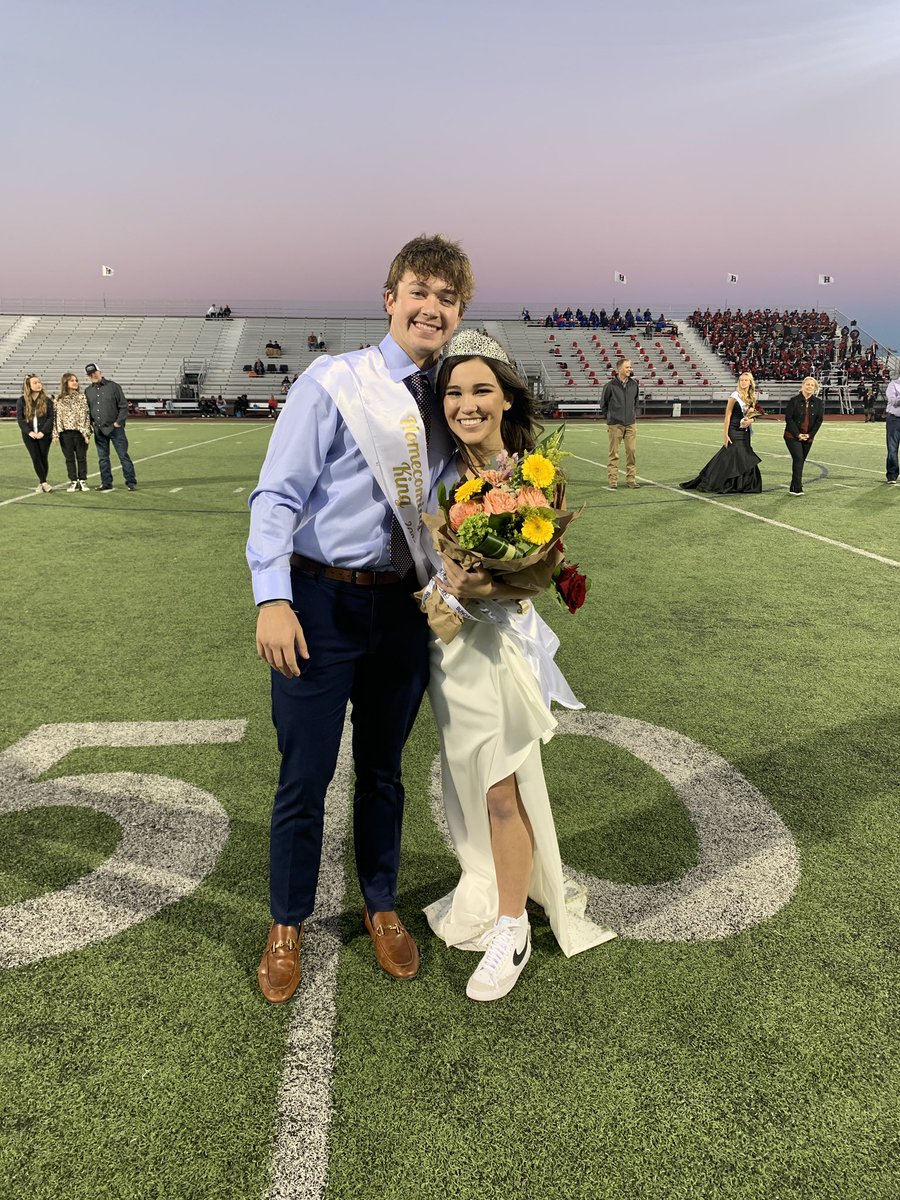 Our 2021 King and Queen- Carson McCallum and Sydney Hunt!!!